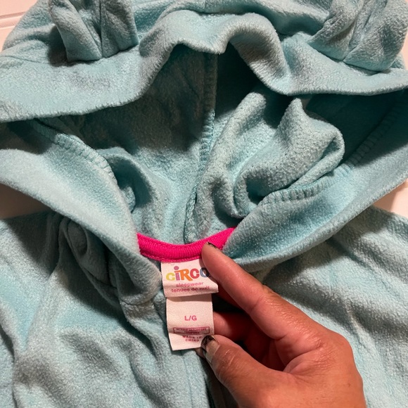 Circo 1pc footed PJs with hood - Picture 3 of 3